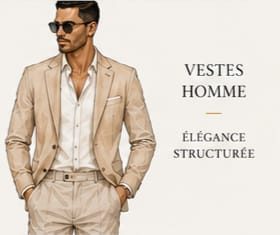 Vestes Homme – Élégance Structurée