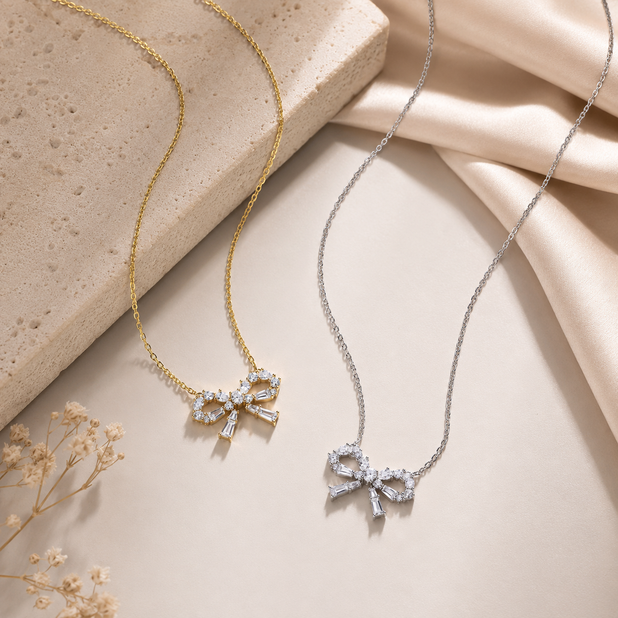 Collier Nœud Éclat Royal