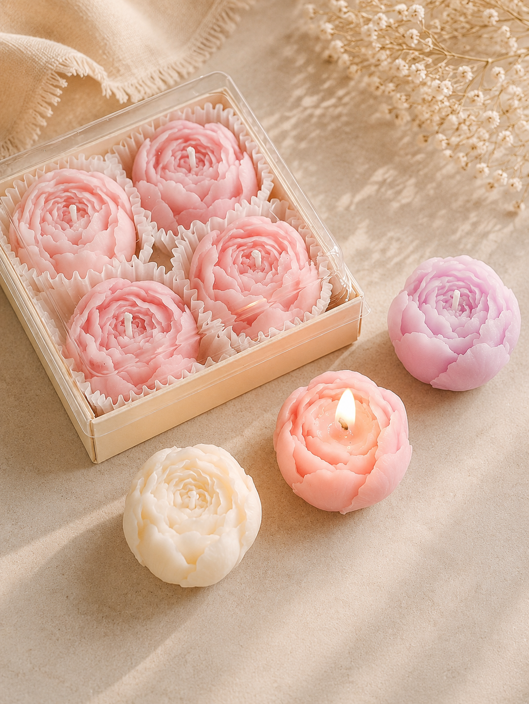 Bougies Florales Artisanales