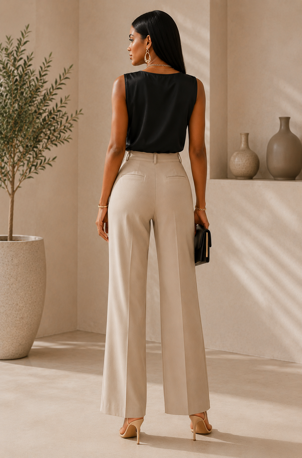 Top Satin  – Élégance Drapée