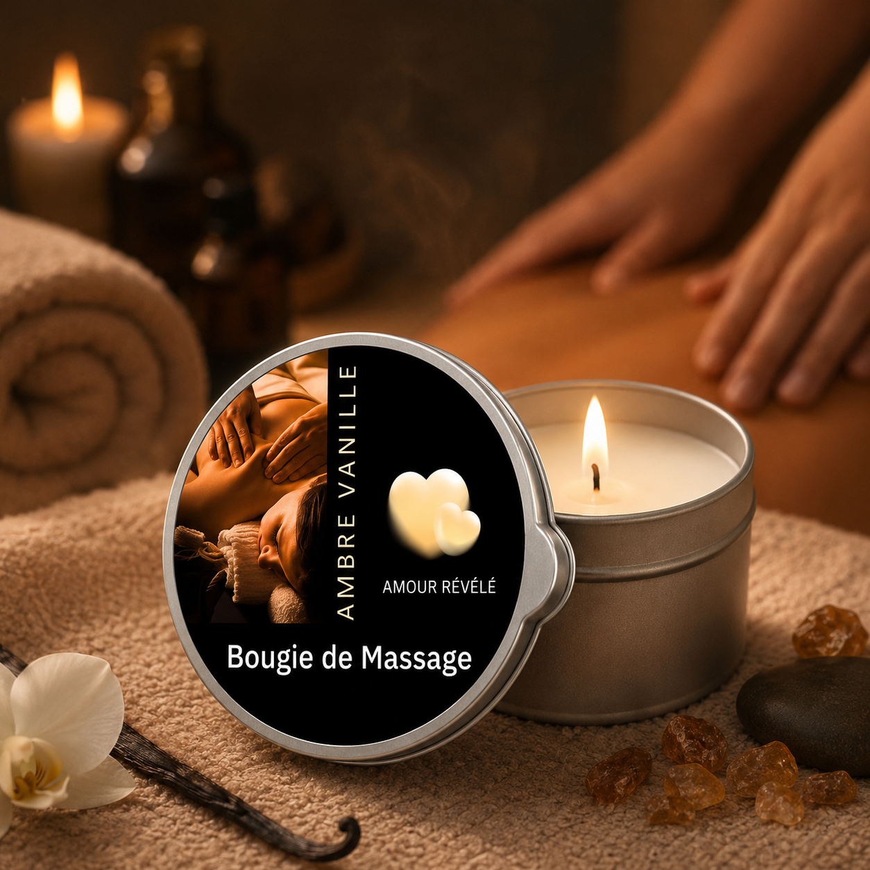 Bougie de Massage Parfumée