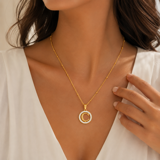 Collier Initiale Élégance