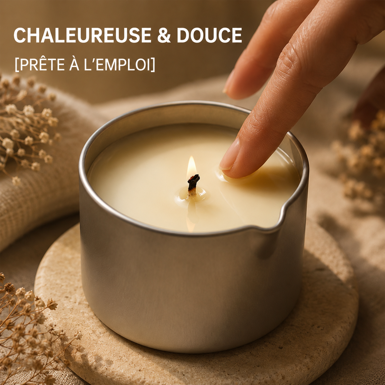 Bougie de Massage Parfumée