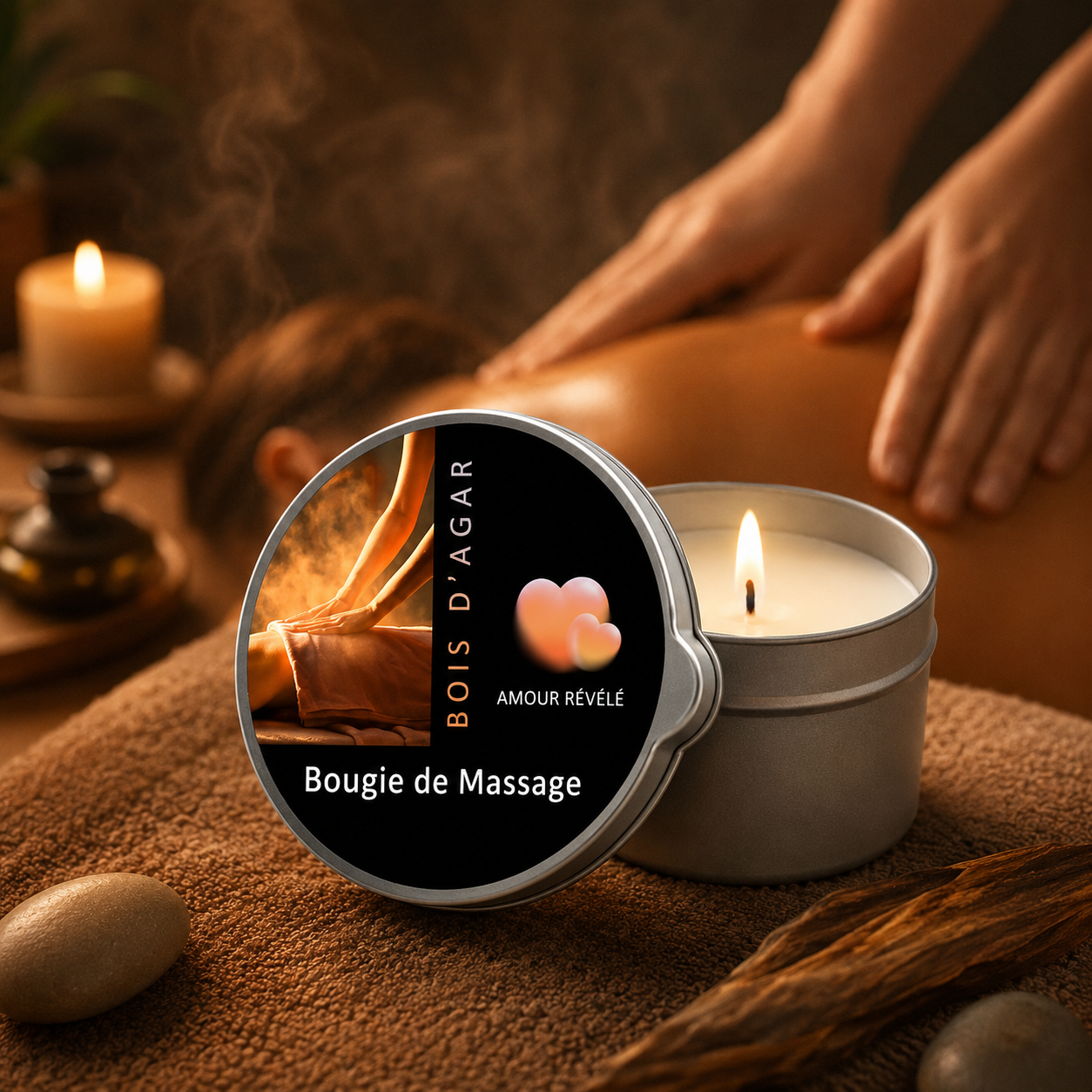 Bougie de Massage Parfumée