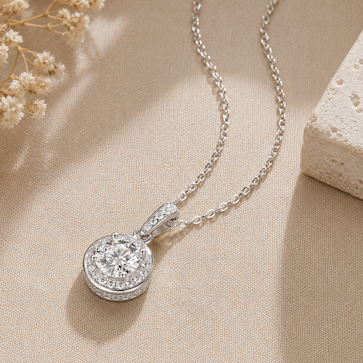 Collier Élégance Moissanite