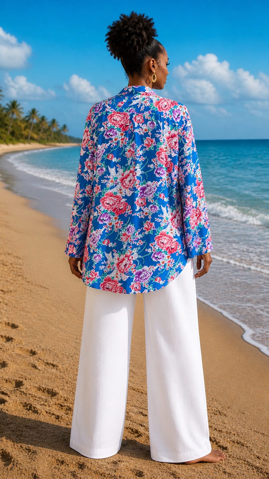 Blouse “Évasion Florale”