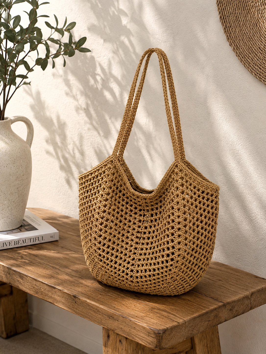 Sac Cabas Crochet Bohème