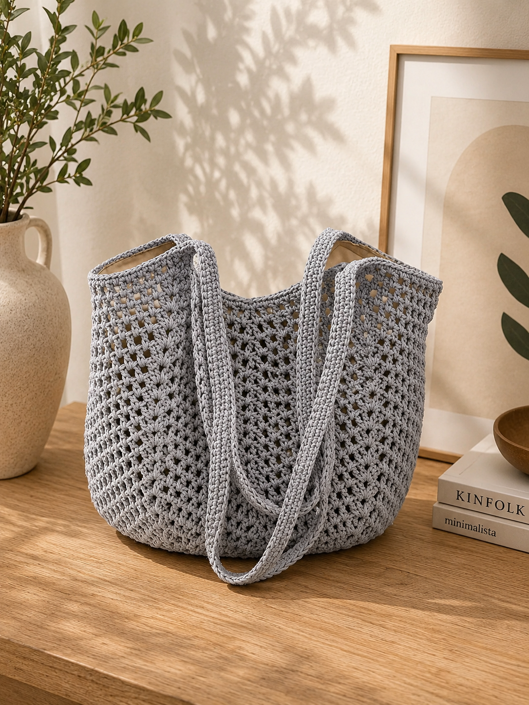 Sac Cabas Crochet Bohème