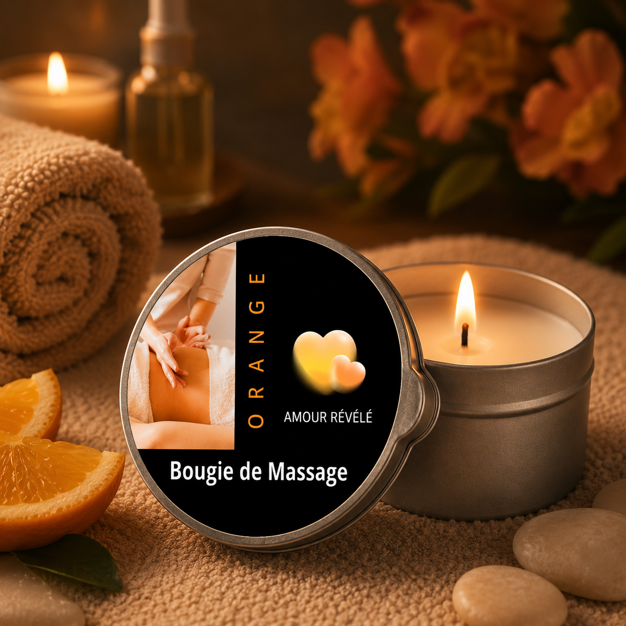 Bougie de Massage Parfumée