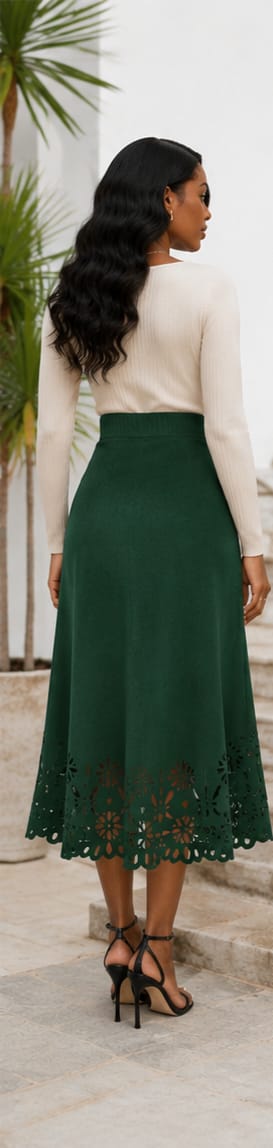 Jupe Flora Élégance