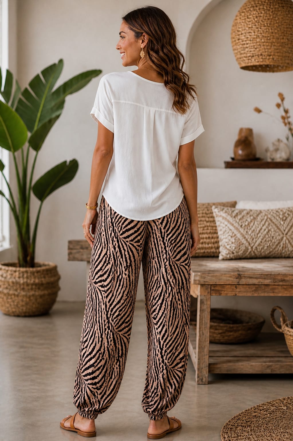 Pantalon "Zèbre Bohème"