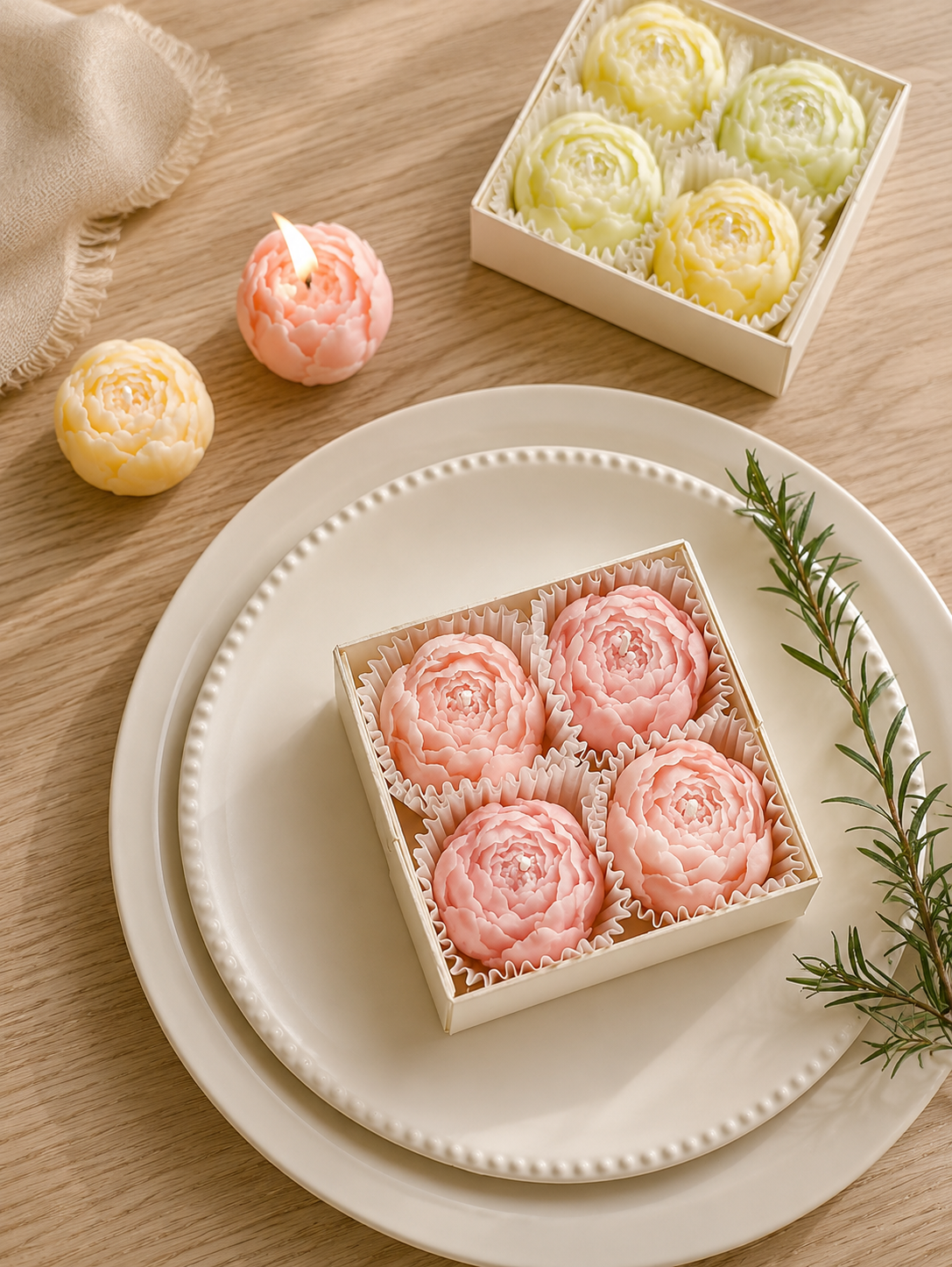 Bougies Florales Artisanales