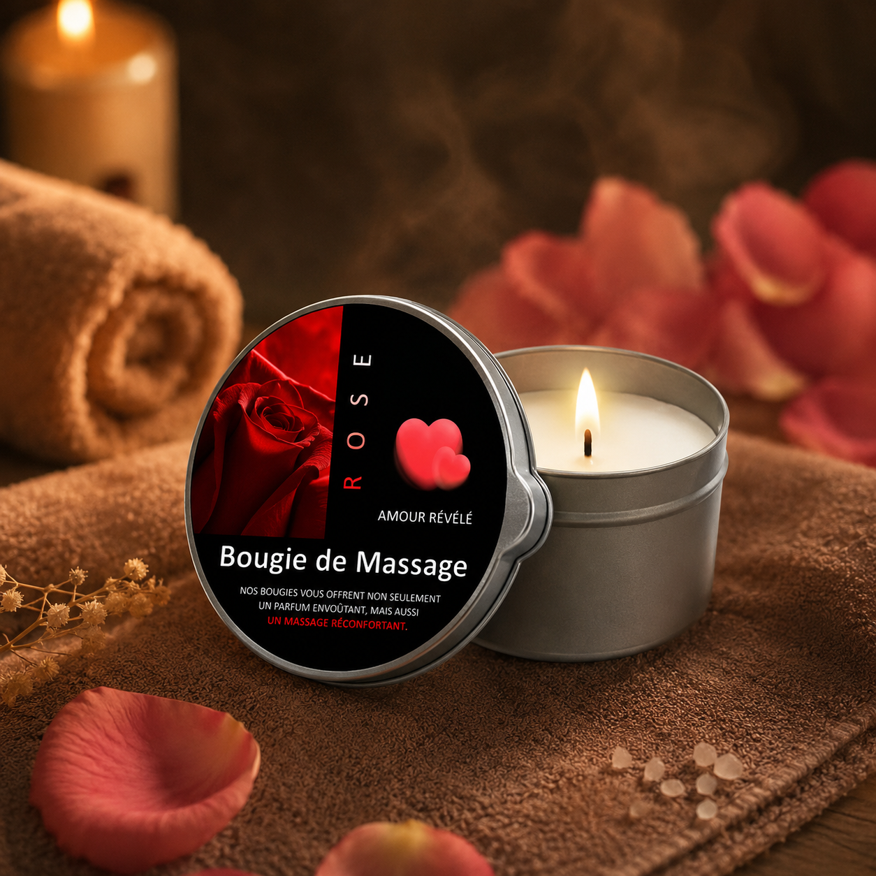 Bougie de Massage Parfumée