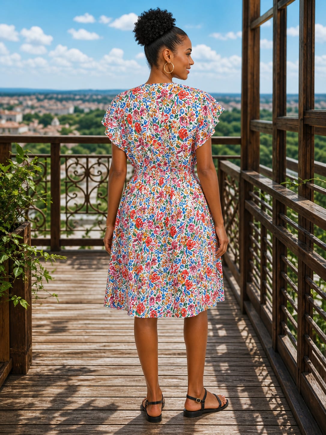 Robe "Douceur Florale"