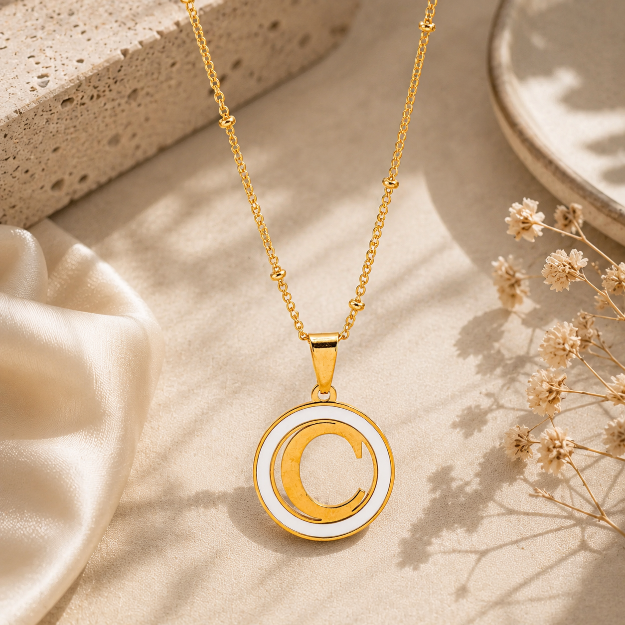 Collier Initiale Élégance