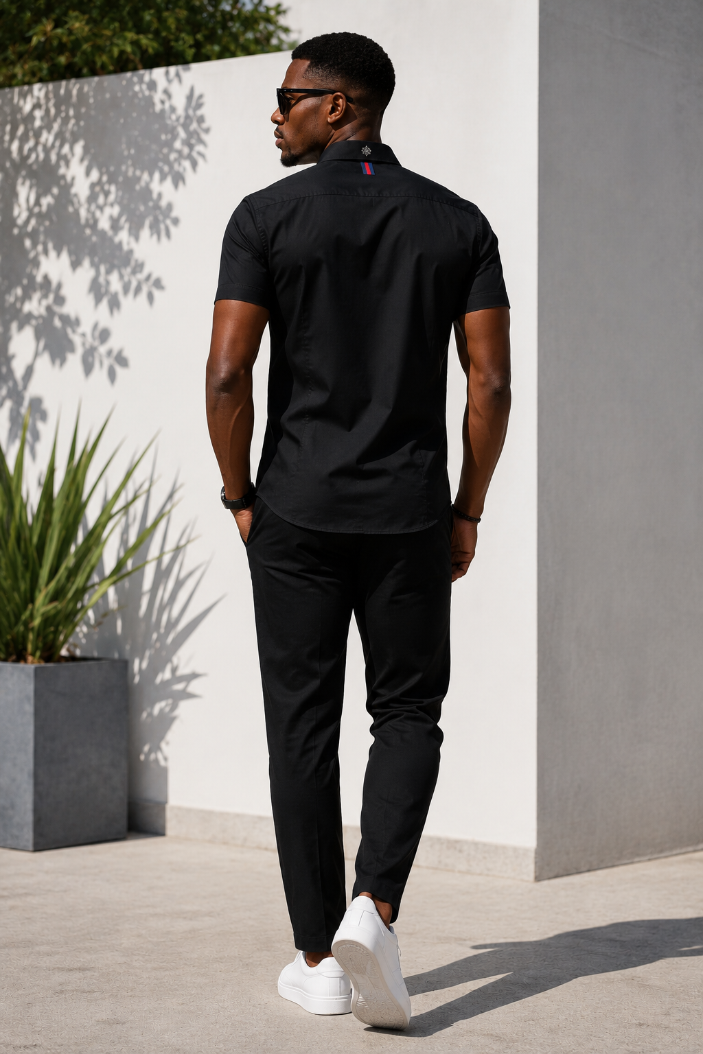 Chemise Élégance Riviera – Manches Courtes
