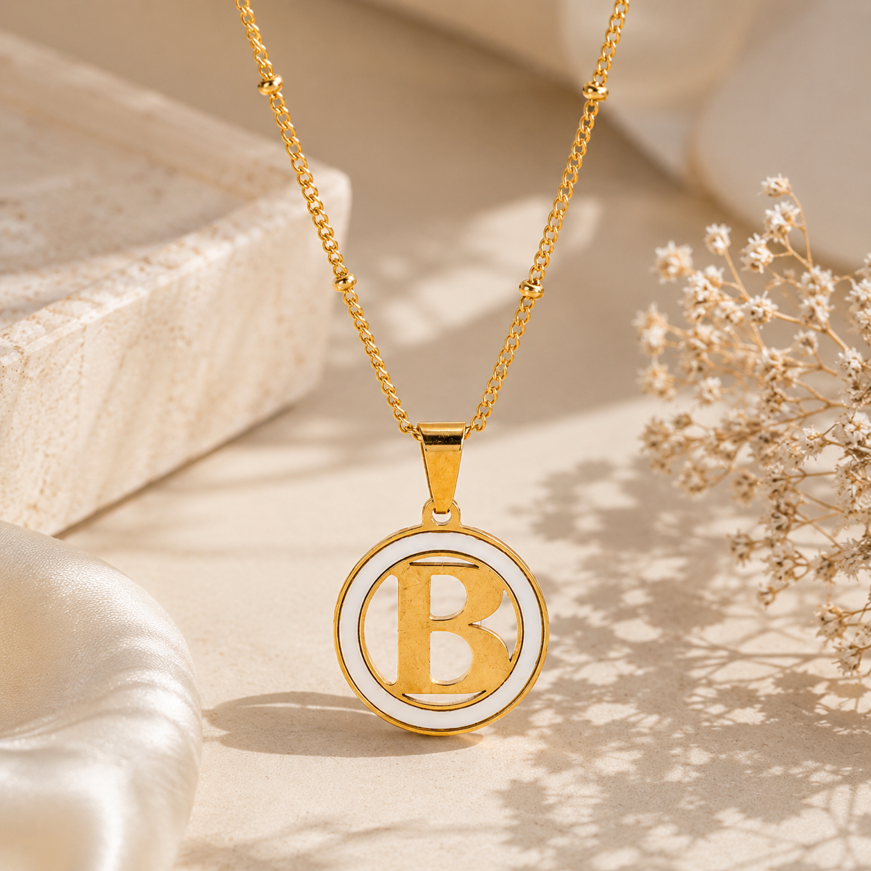 Collier Initiale Élégance