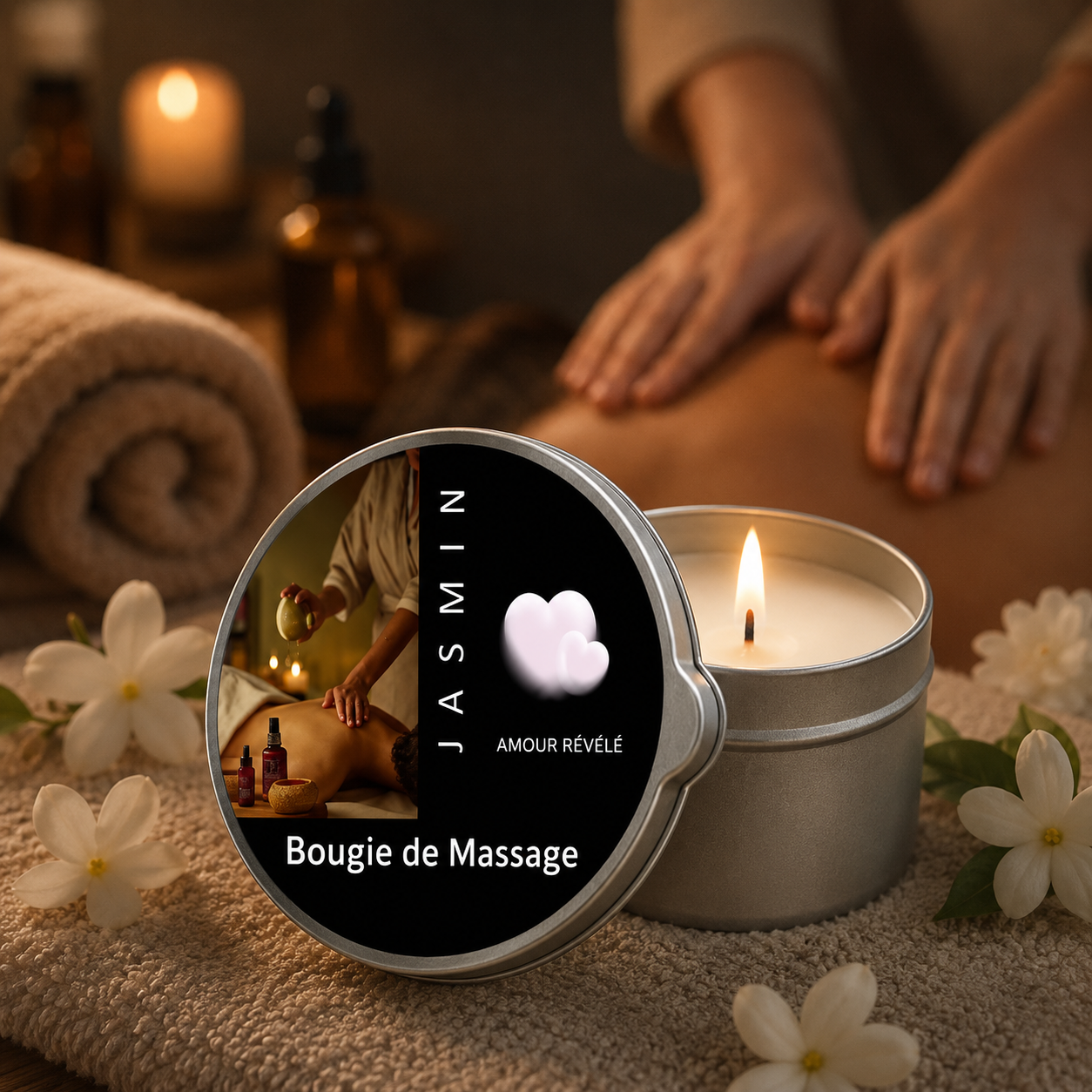 Bougie de Massage Parfumée