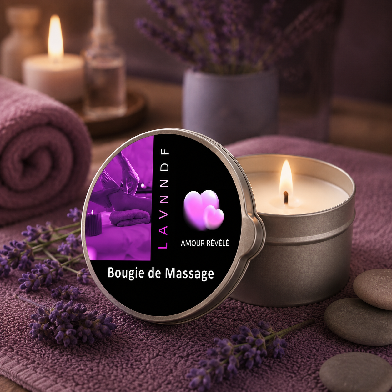 Bougie de Massage Parfumée