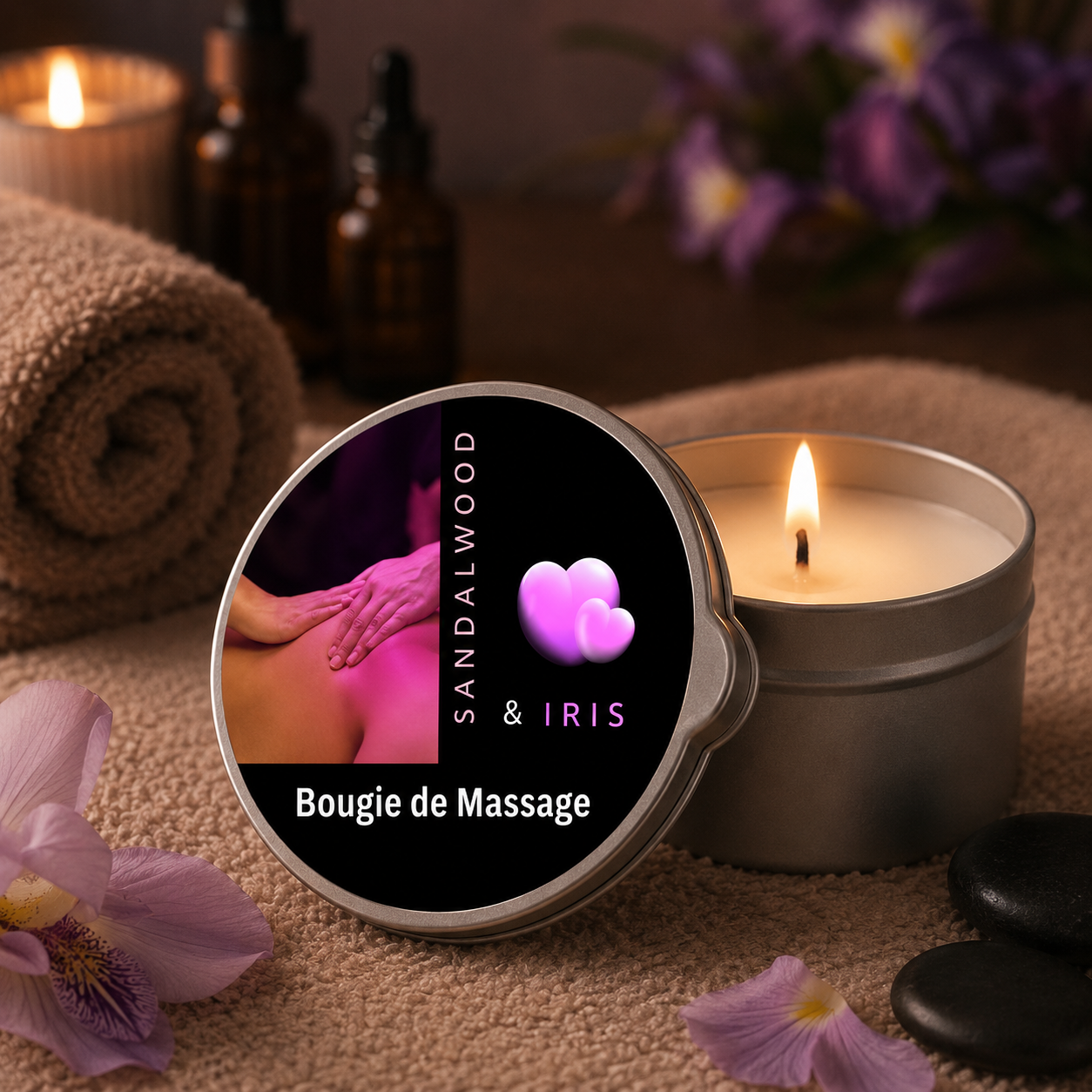 Bougie de Massage Parfumée
