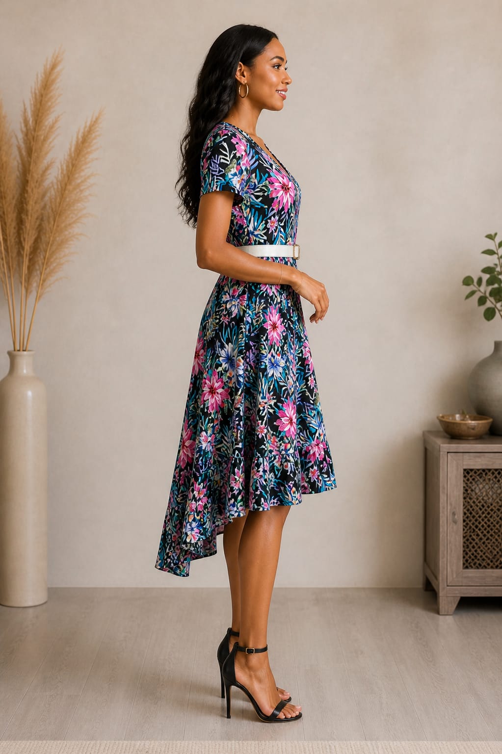 Robe “Élégance Tropicale”