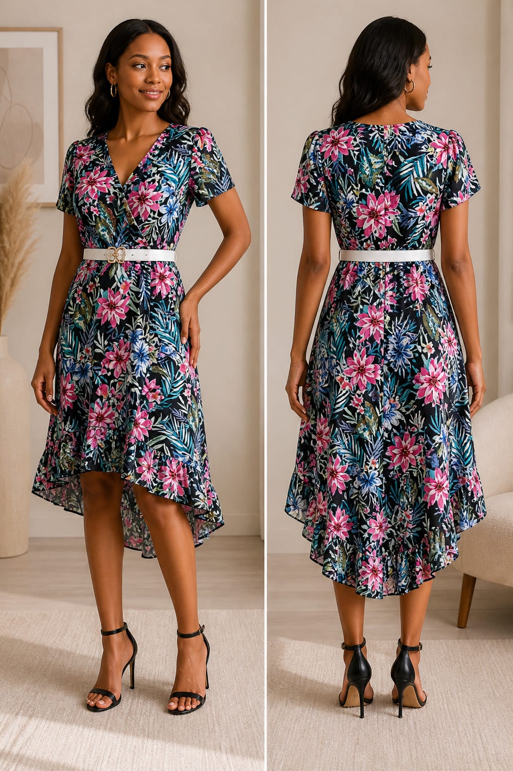 Robe “Élégance Tropicale”